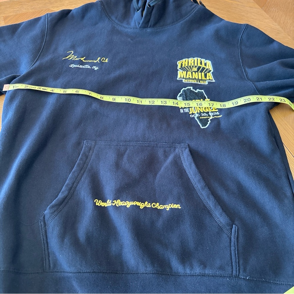 Thrilla in Manila Navy Blue Hoodie